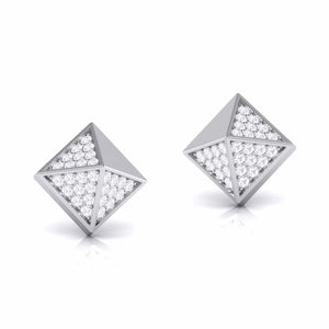 Designer Platinum Diamond Earrings JL PT E MST 2   Jewelove.US