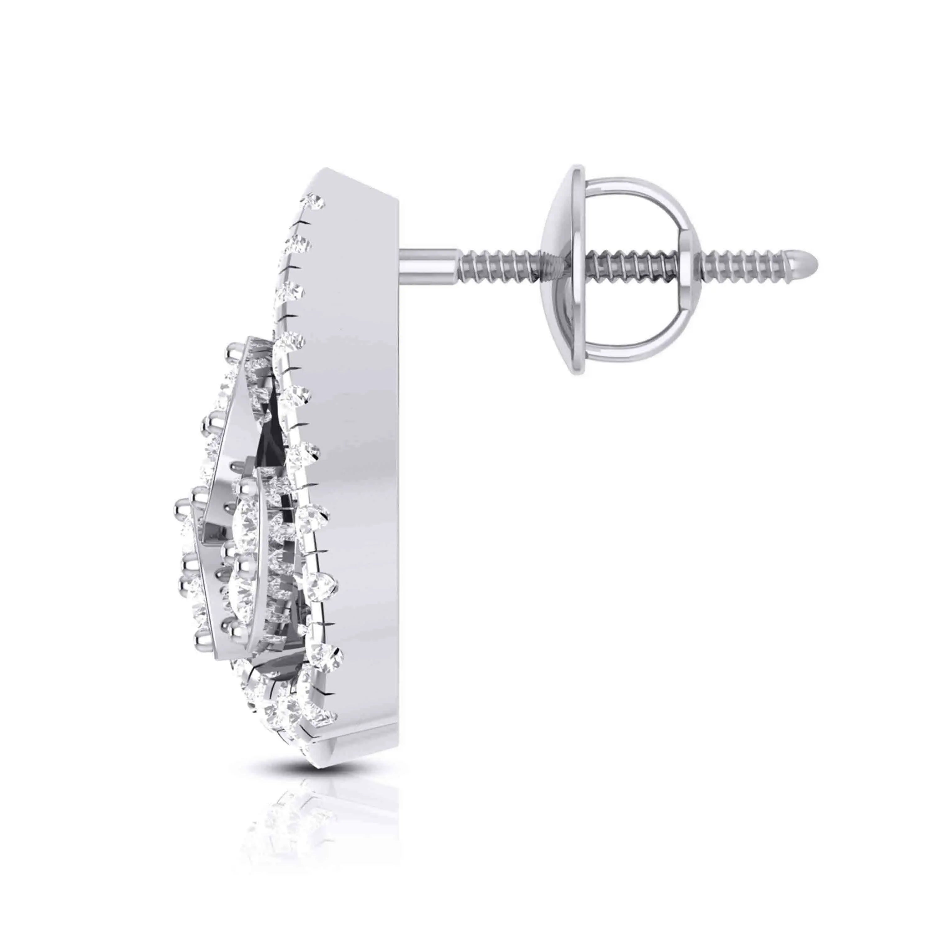 Designer Platinum Diamond Pendant Set JL PT P 3   Jewelove.US