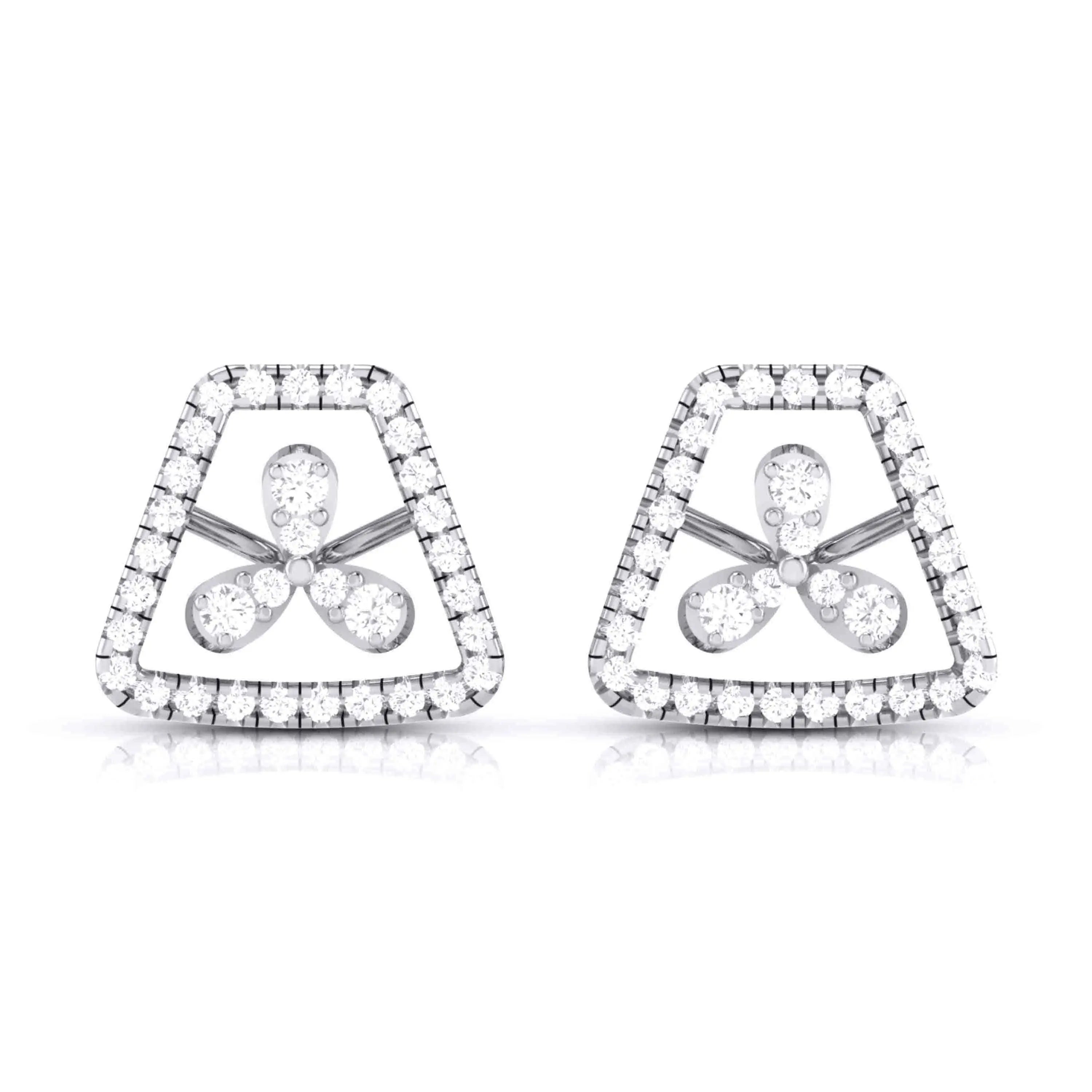 Designer Platinum Diamond Pendant Set JL PT P 30  Earrings Jewelove.US