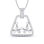Load image into Gallery viewer, Designer Platinum Diamond Pendant Set JL PT P 30  Pendant Jewelove.US
