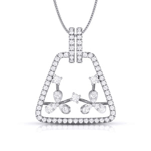 Designer Platinum Diamond Pendant Set JL PT P 30  Pendant Jewelove.US
