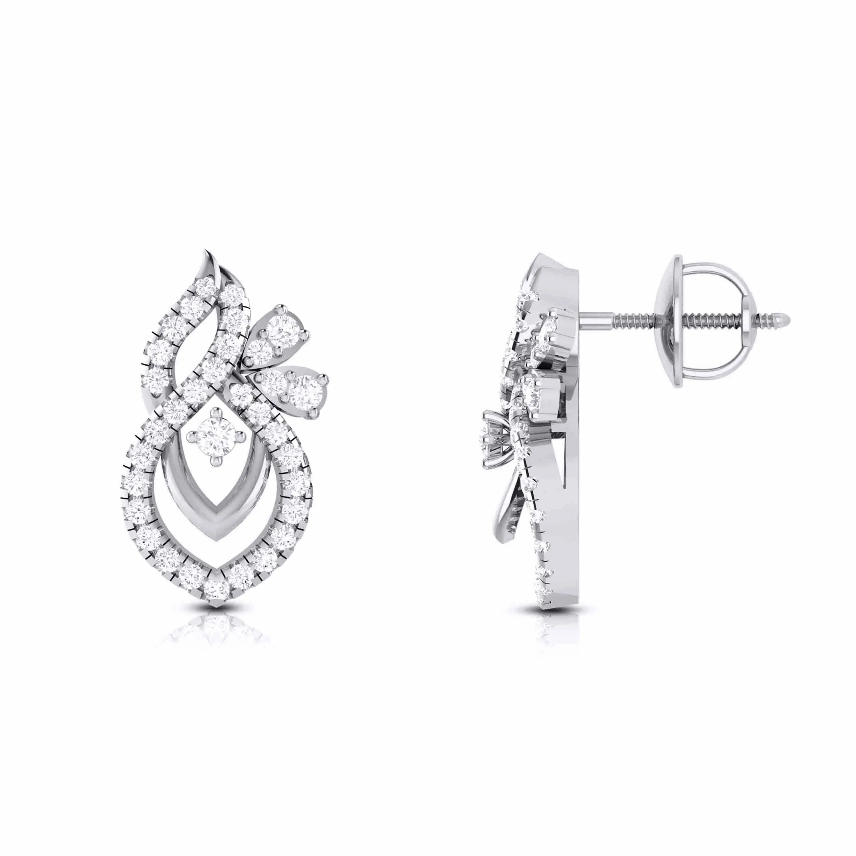 Designer Platinum Diamond Pendant Set JL PT P 4   Jewelove.US