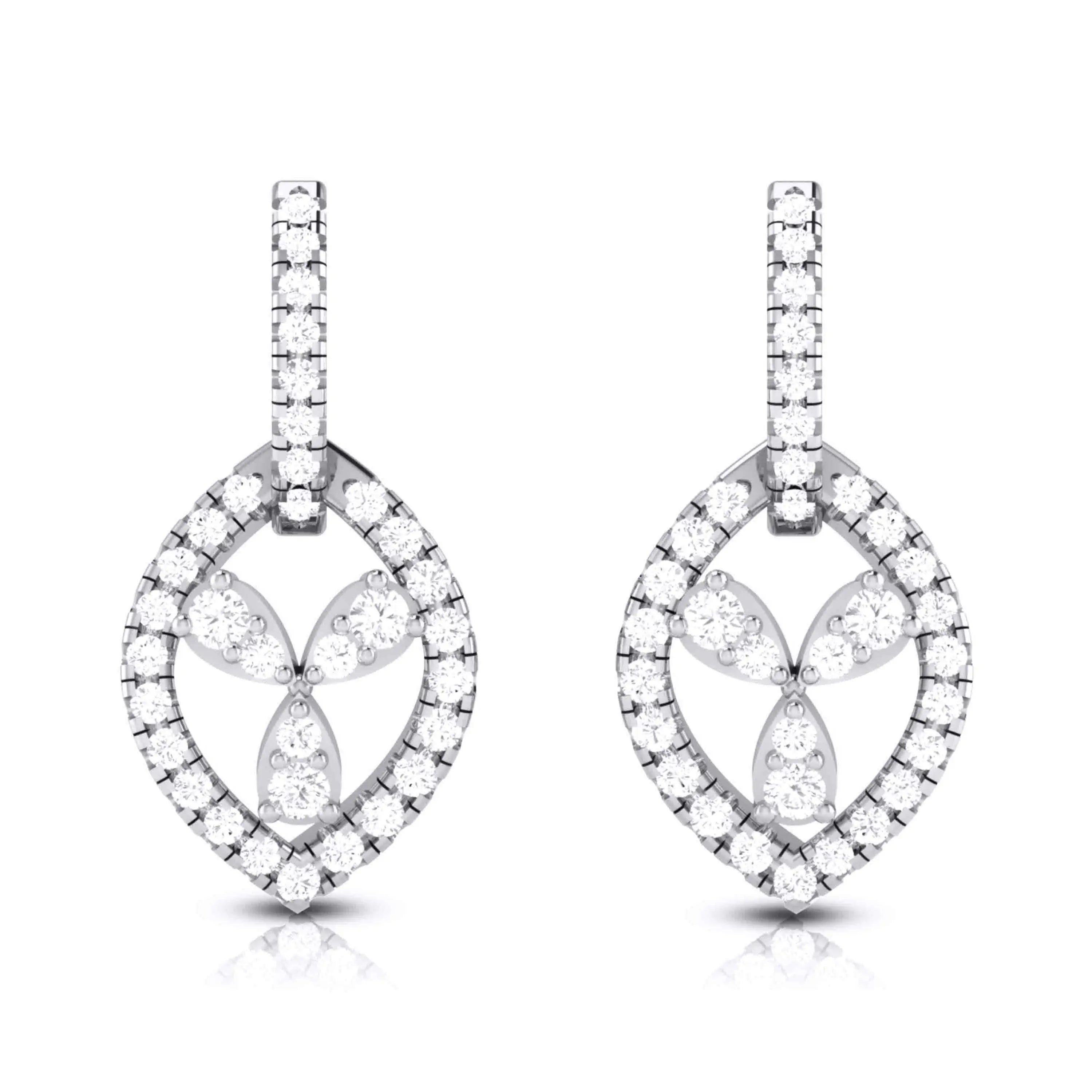 Designer Platinum Diamond Pendant Set JL PT P 7   Jewelove.US