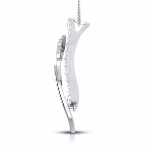Designer Platinum Diamond Pendant Set JL PT P BT 37-F   Jewelove.US