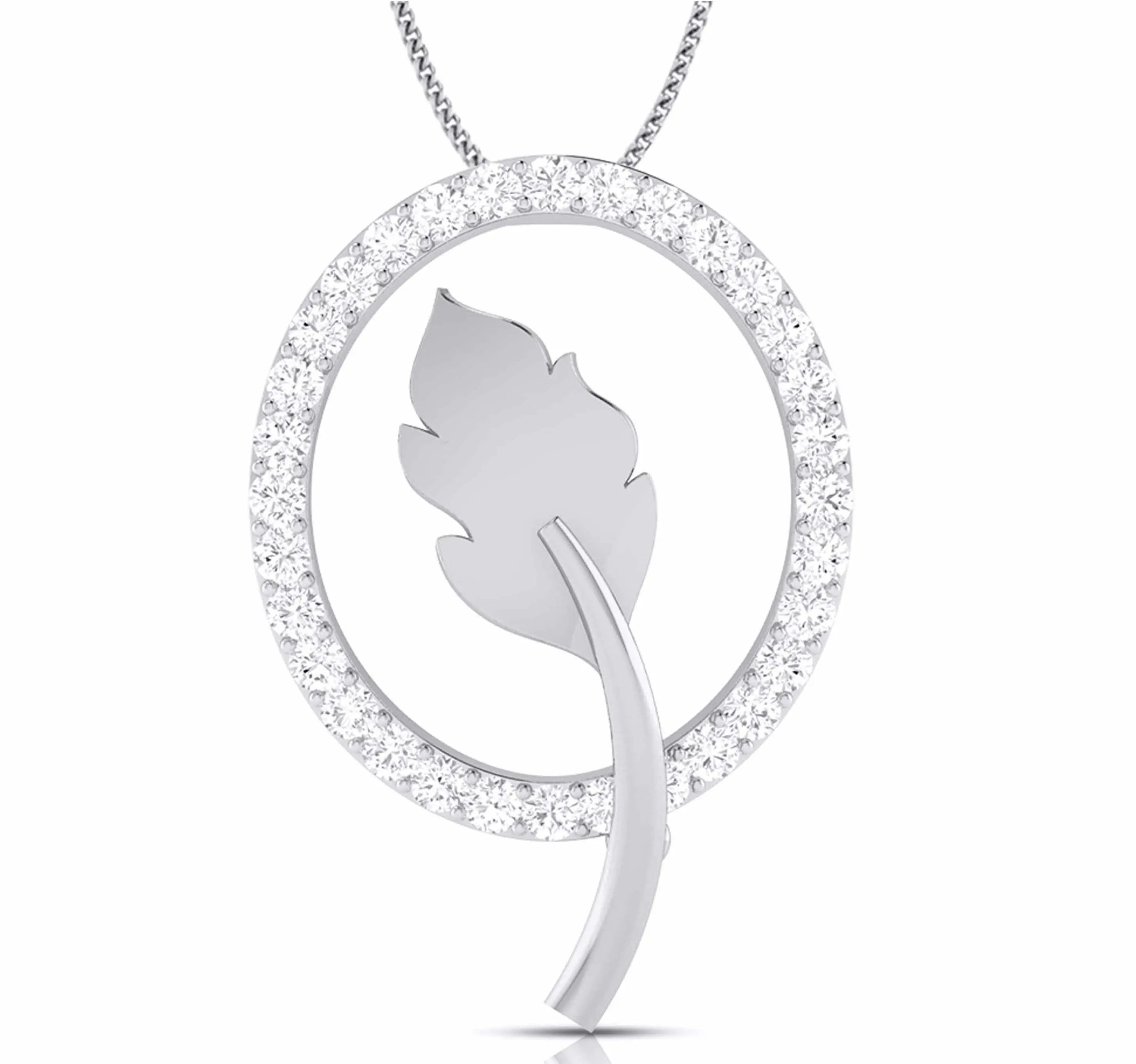 Designer Platinum Diamond Pendant Set JL PT P BT 37-F  Pendant Jewelove.US
