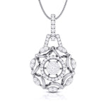 Load image into Gallery viewer, Designer Platinum Diamond Pendant &amp; Earrings JL PT P 32  Pendant Jewelove.US
