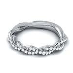 Load image into Gallery viewer, Designer Platinum Diamond Ring with Twist JL PT R-80   Jewelove.US
