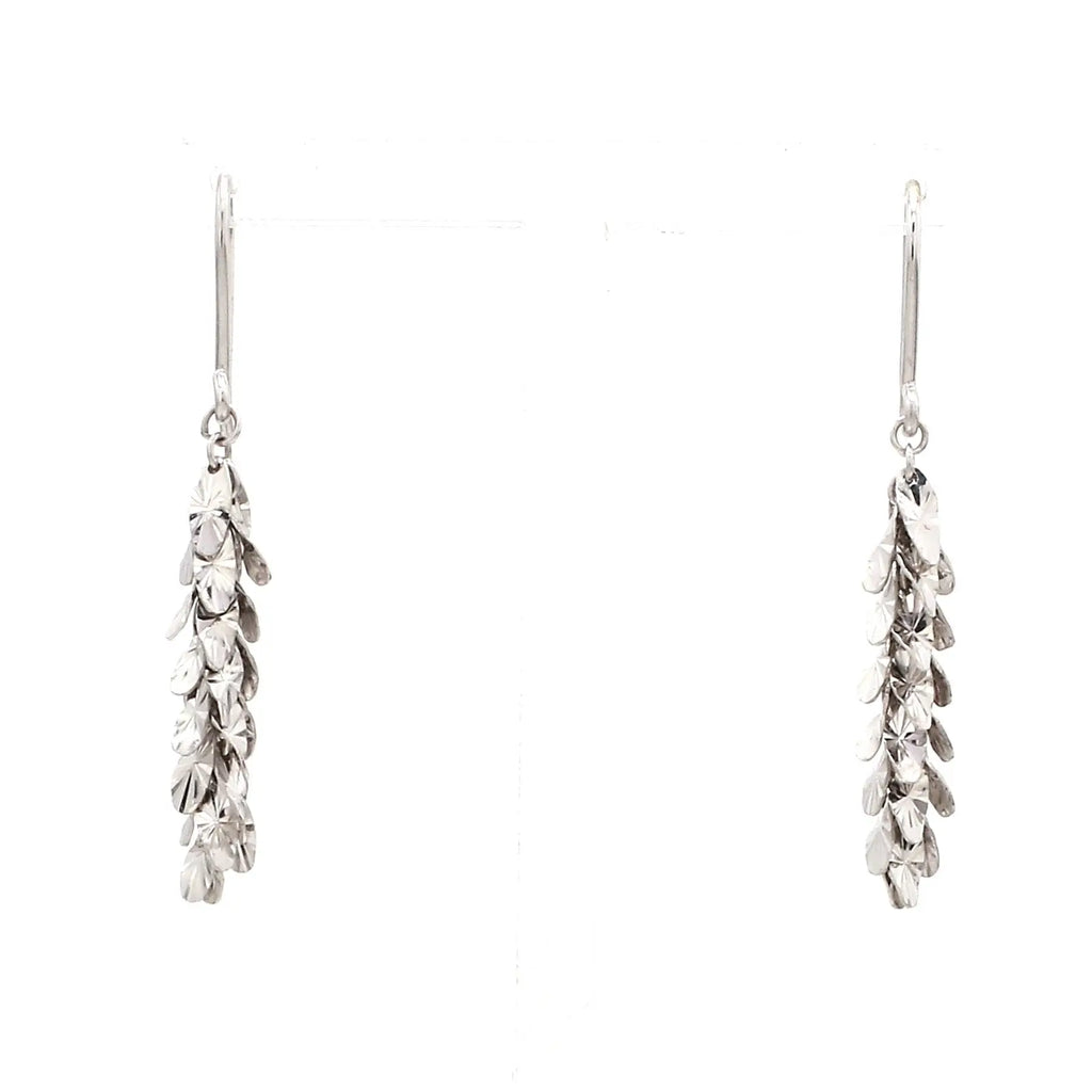 Designer Platinum Earrings for Women SJ PTO E 186   Jewelove.US