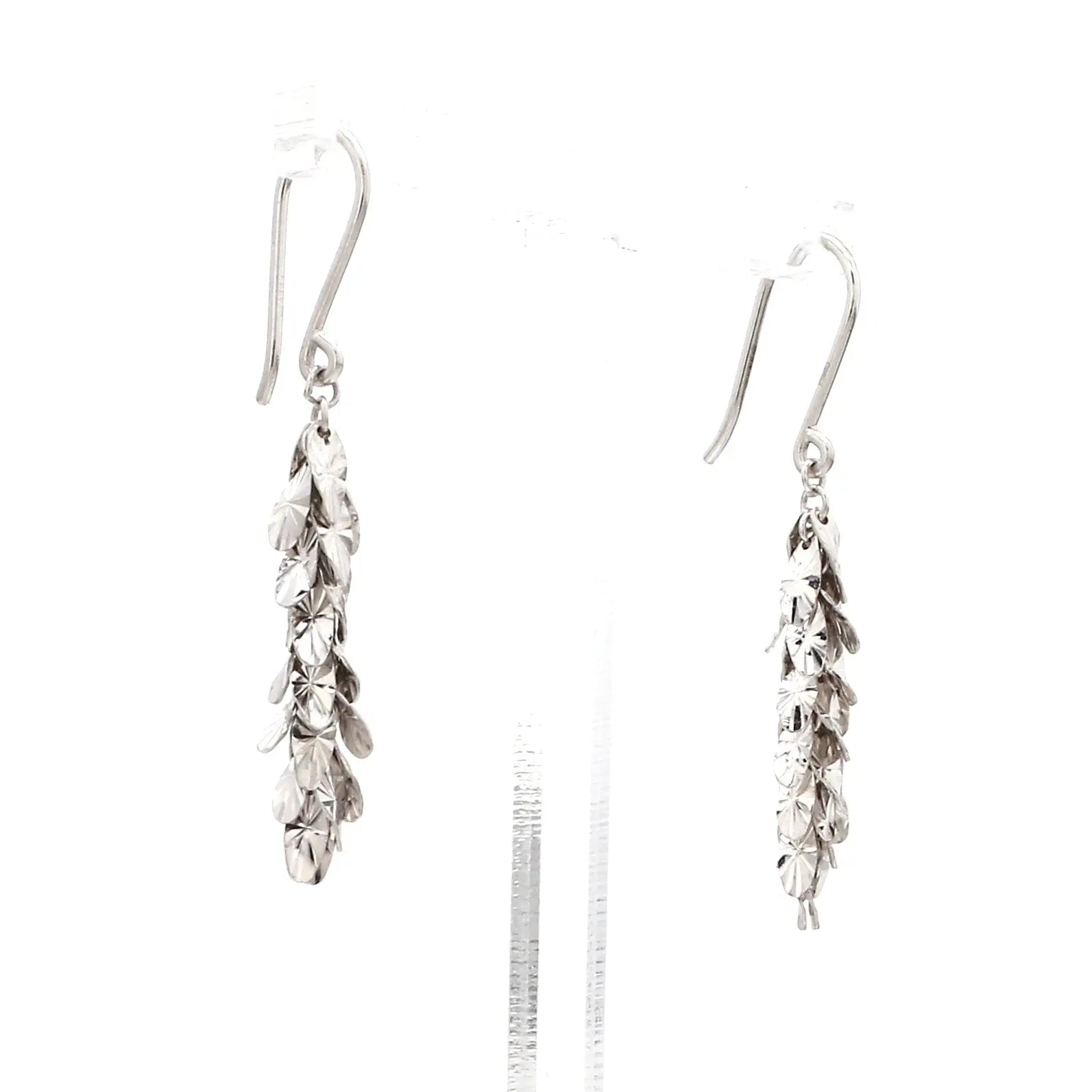 Designer Platinum Earrings for Women SJ PTO E 186   Jewelove.US