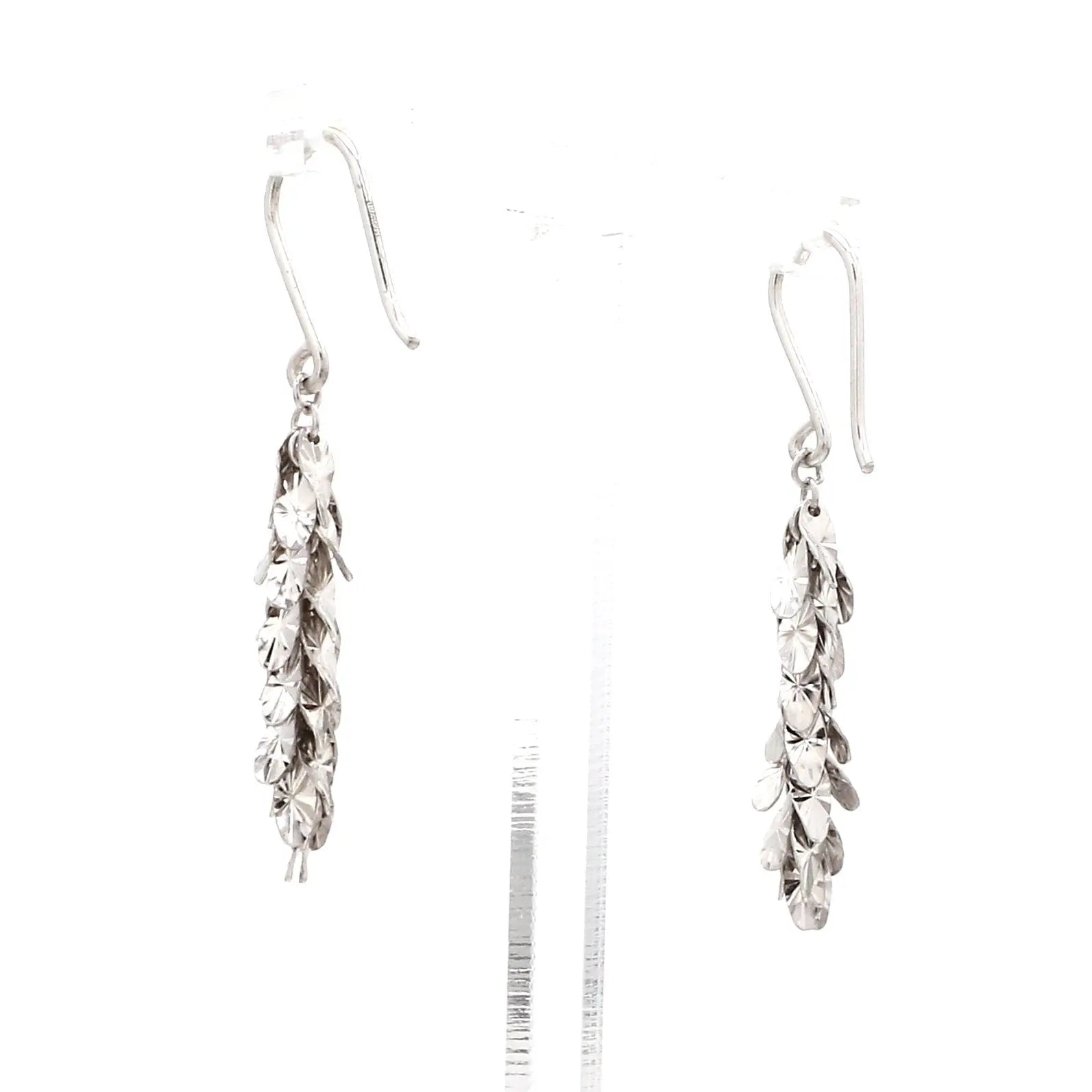 Designer Platinum Earrings for Women SJ PTO E 186   Jewelove.US