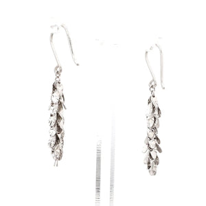 Designer Platinum Earrings for Women SJ PTO E 186   Jewelove.US