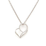 Load image into Gallery viewer, Designer Platinum Heart Pendant with Diamonds JL PT P 8095   Jewelove
