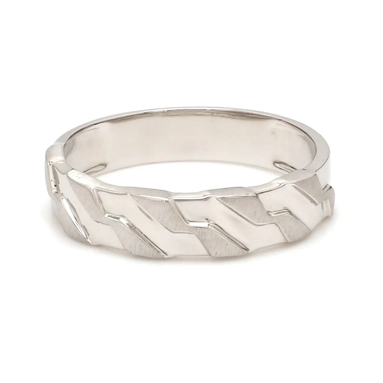 Designer Platinum Love Bands JL PT 615  Men-s-Ring-only Jewelove.US