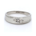 Load image into Gallery viewer, Designer Platinum Love Bands with Diamonds JL PT 152  Men-s-Ring-only-VVS-GH Jewelove
