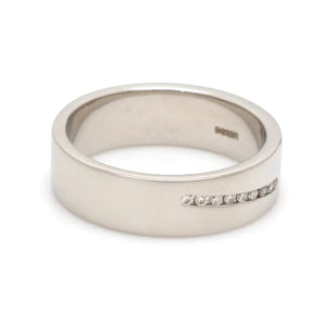 Designer Platinum Love Bands with Diamonds JL PT 597-A  Women-s-Ring-only Jewelove.US