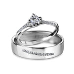 Load image into Gallery viewer, Designer Platinum Love Bands with Diamonds JL PT 597  Both Jewelove.US
