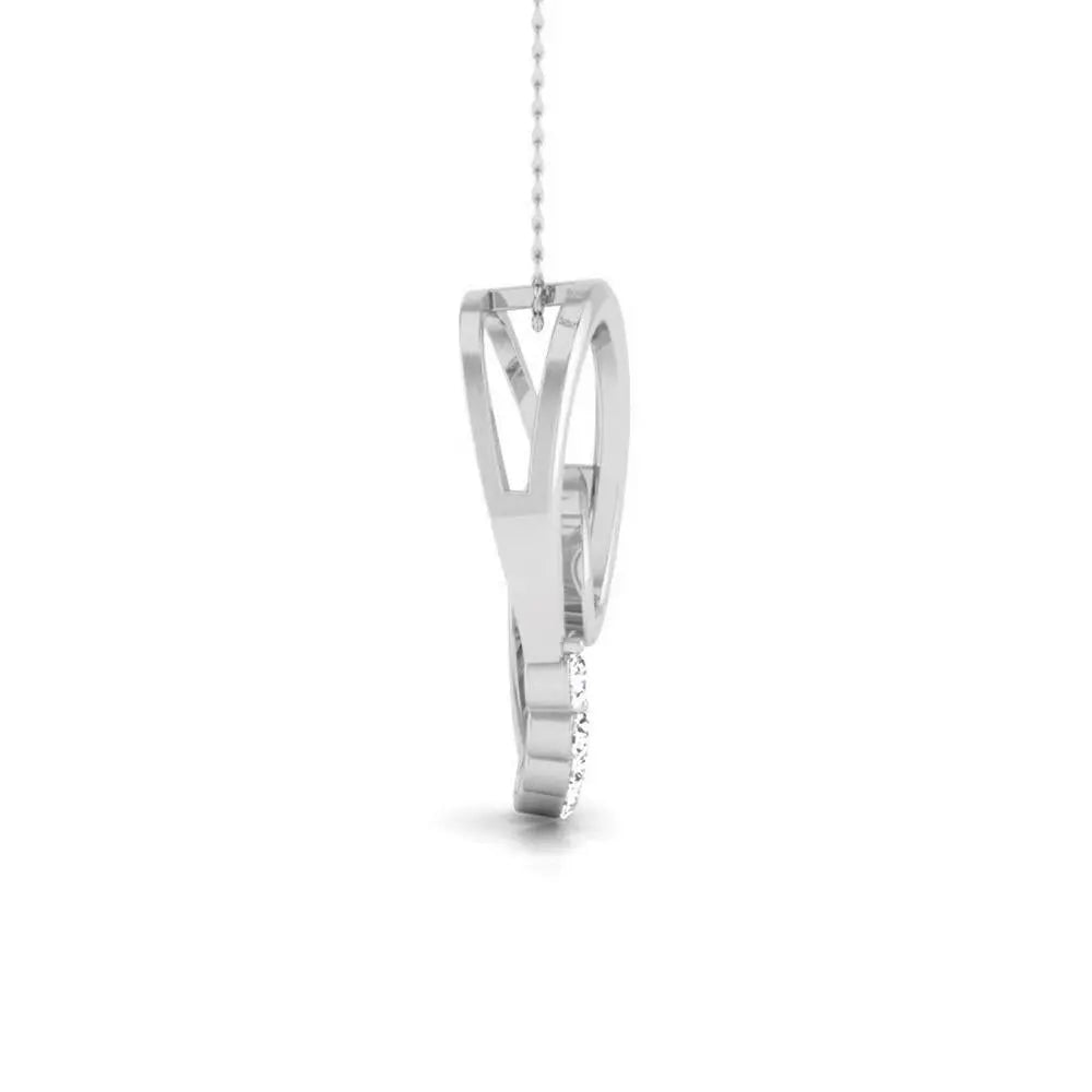 Designer Platinum Pendant with Diamonds JL PT P 8096   Jewelove.US