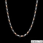 Load image into Gallery viewer, Designer Platinum Rose Gold Chain with Alternate Links JL PT CH 782   Jewelove.US
