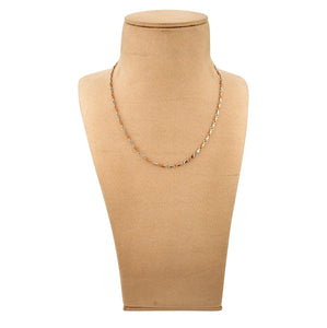 Designer Platinum Rose Gold Chain with Alternate Links JL PT CH 782   Jewelove.US