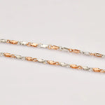 Load image into Gallery viewer, Designer Platinum Rose Gold Chain with Alternate Links JL PT CH 782   Jewelove.US
