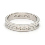 Load image into Gallery viewer, Designer Platinum Wedding Bands with Diamonds JL PT 239   Jewelove
