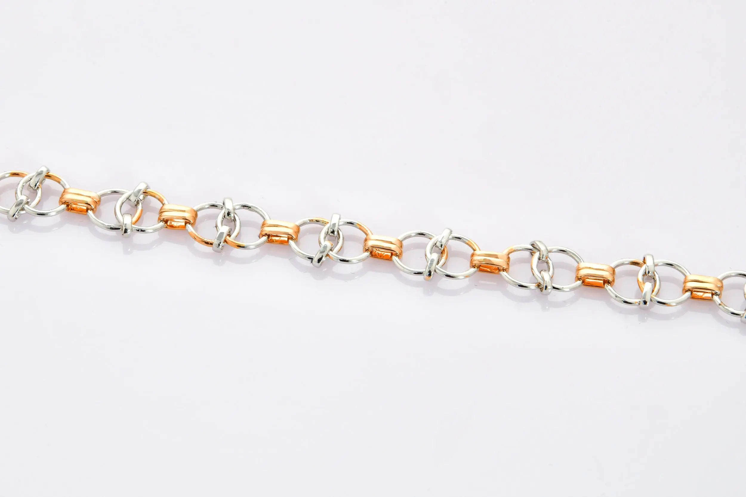 Designer Platinum & Gold Bracelet JL PTB 697   Jewelove.US
