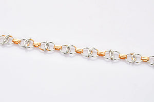 Designer Platinum & Gold Bracelet JL PTB 697   Jewelove.US