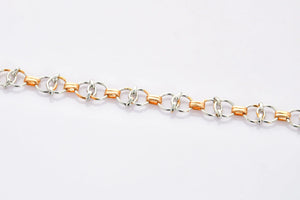 Designer Platinum & Gold Bracelet JL PTB 697   Jewelove.US