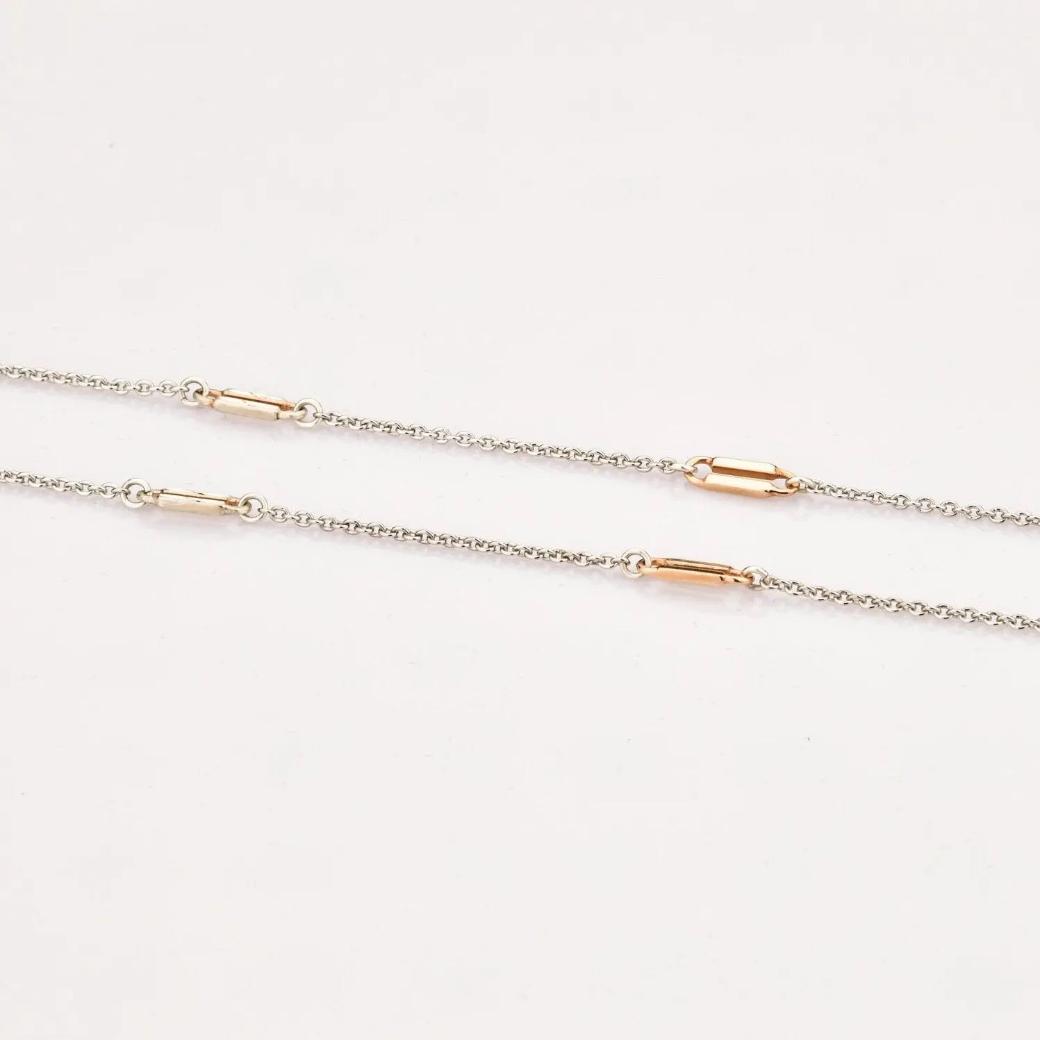 Designer Platinum & Rose Gold Chain JL PT CH 813   Jewelove.US