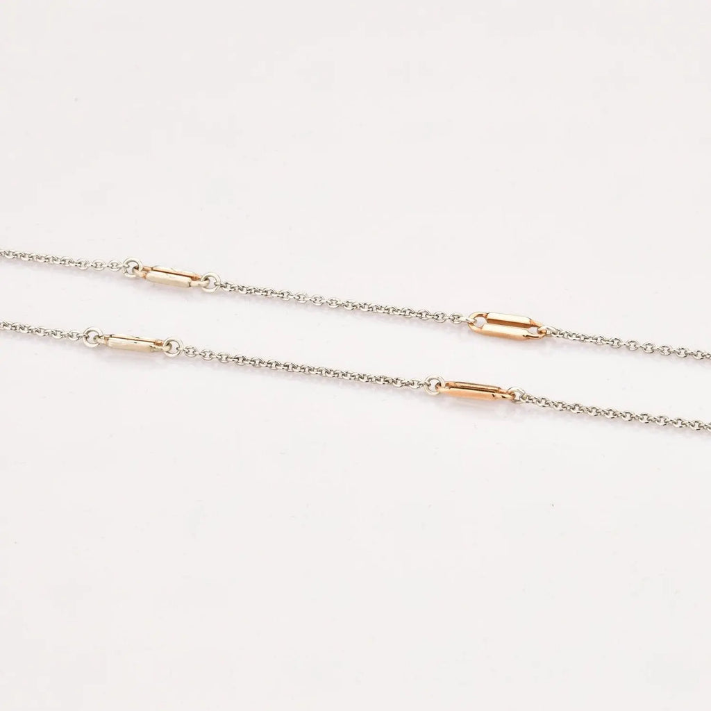 Designer Platinum & Rose Gold Chain JL PT CH 813   Jewelove.US