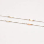 Load image into Gallery viewer, Designer Platinum &amp; Rose Gold Chain JL PT CH 813   Jewelove.US
