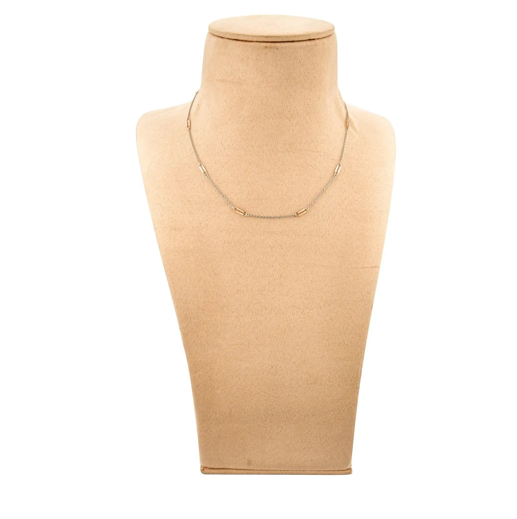 Designer Platinum & Rose Gold Chain JL PT CH 813   Jewelove.US