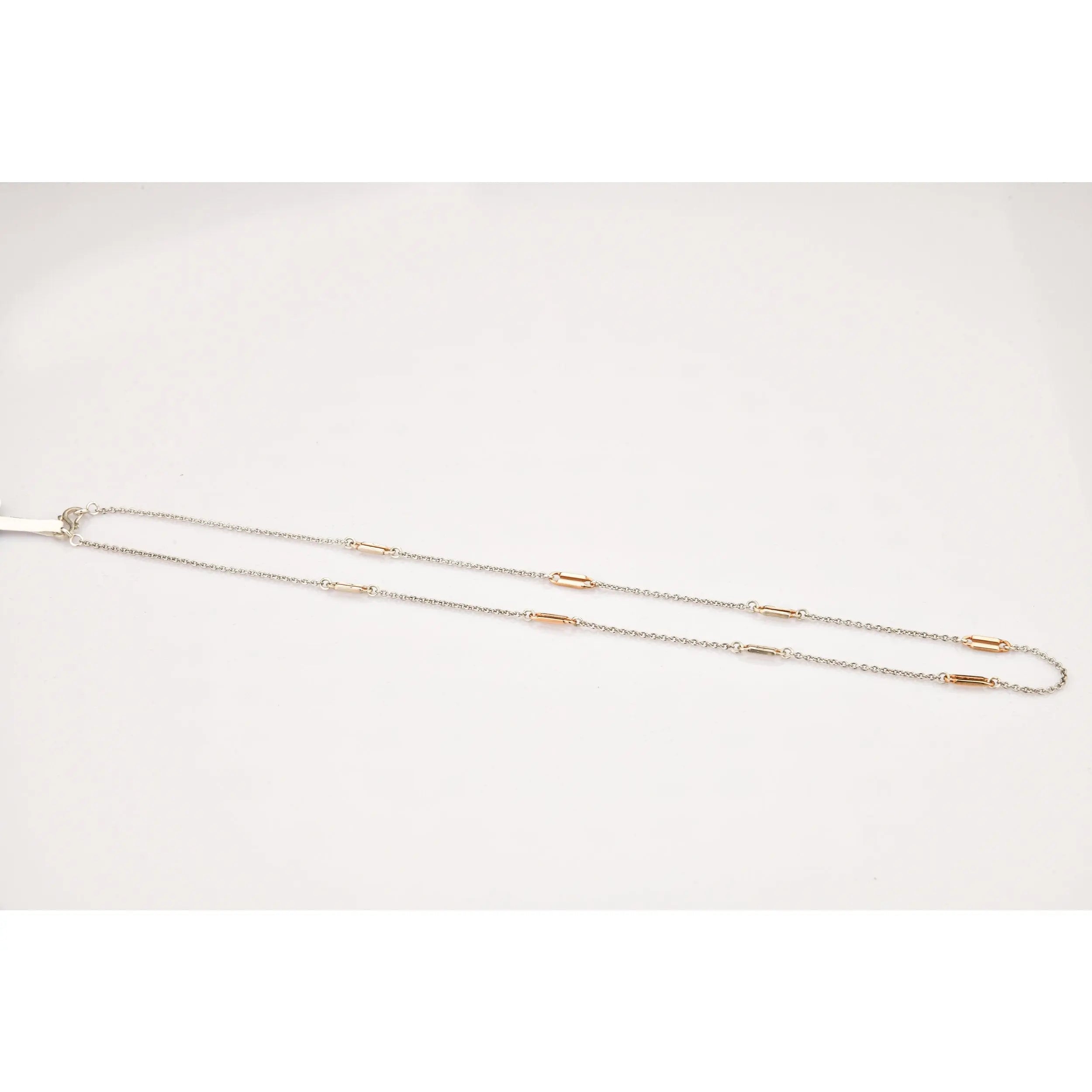 Designer Platinum & Rose Gold Chain JL PT CH 813   Jewelove.US