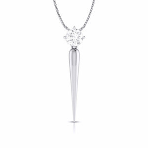Designer Platinum with Solitaire Pendant Set for Women JL PT PE 76D   Jewelove.US