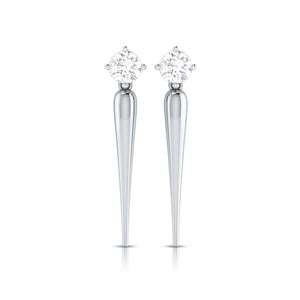 Designer Platinum with Solitaire Pendant Set for Women JL PT PE 76D   Jewelove.US