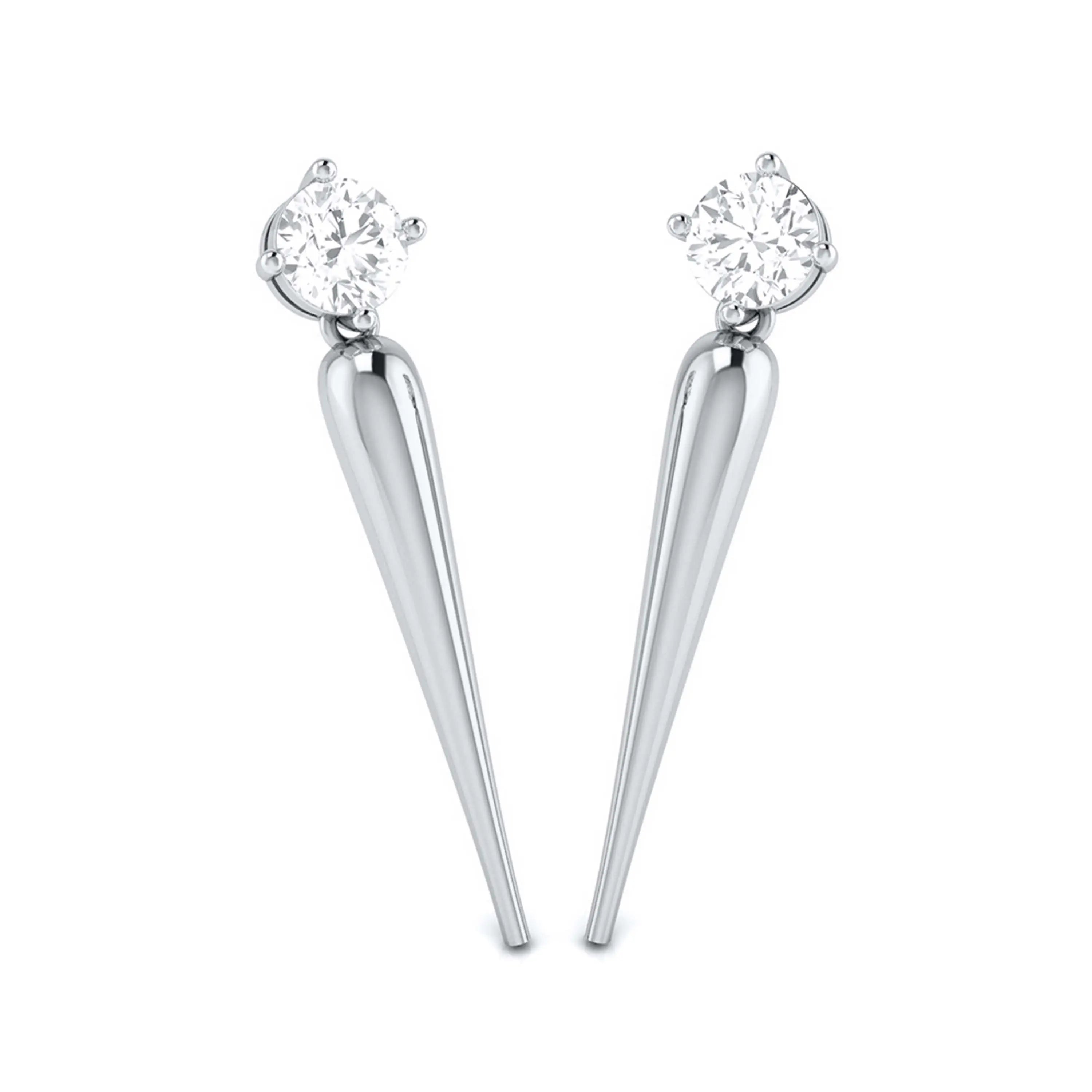 Designer Platinum with Solitaire Pendant Set for Women JL PT PE 76D  Earrings Jewelove.US