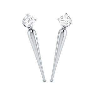 Designer Platinum with Solitaire Pendant Set for Women JL PT PE 76D  Earrings Jewelove.US