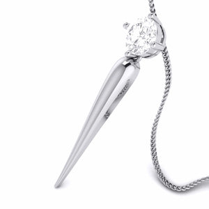 Designer Platinum with Solitaire Pendant Set for Women JL PT PE 76D  Pendant Jewelove.US