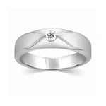 Load image into Gallery viewer, Designer Single Diamond Platinum Ring for Men JL PT 312   Jewelove
