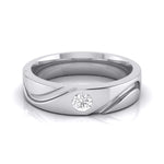 Load image into Gallery viewer, Designer Solitaire Platinum Couple Rings JL PT 583  Men-s-Ring-only Jewelove.US
