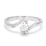 Load image into Gallery viewer, Designer Solitaire Platinum Couple Rings JL PT 583  Women-s-Ring-only Jewelove.US
