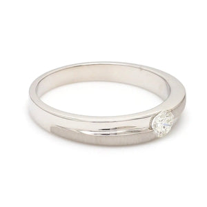 Designer Solitaire Platinum Engagement Ring for Men JL PT 315   Jewelove