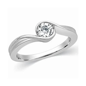 Designer Solitaire Platinum Ring for Women JL PT 314  VVS-G Jewelove