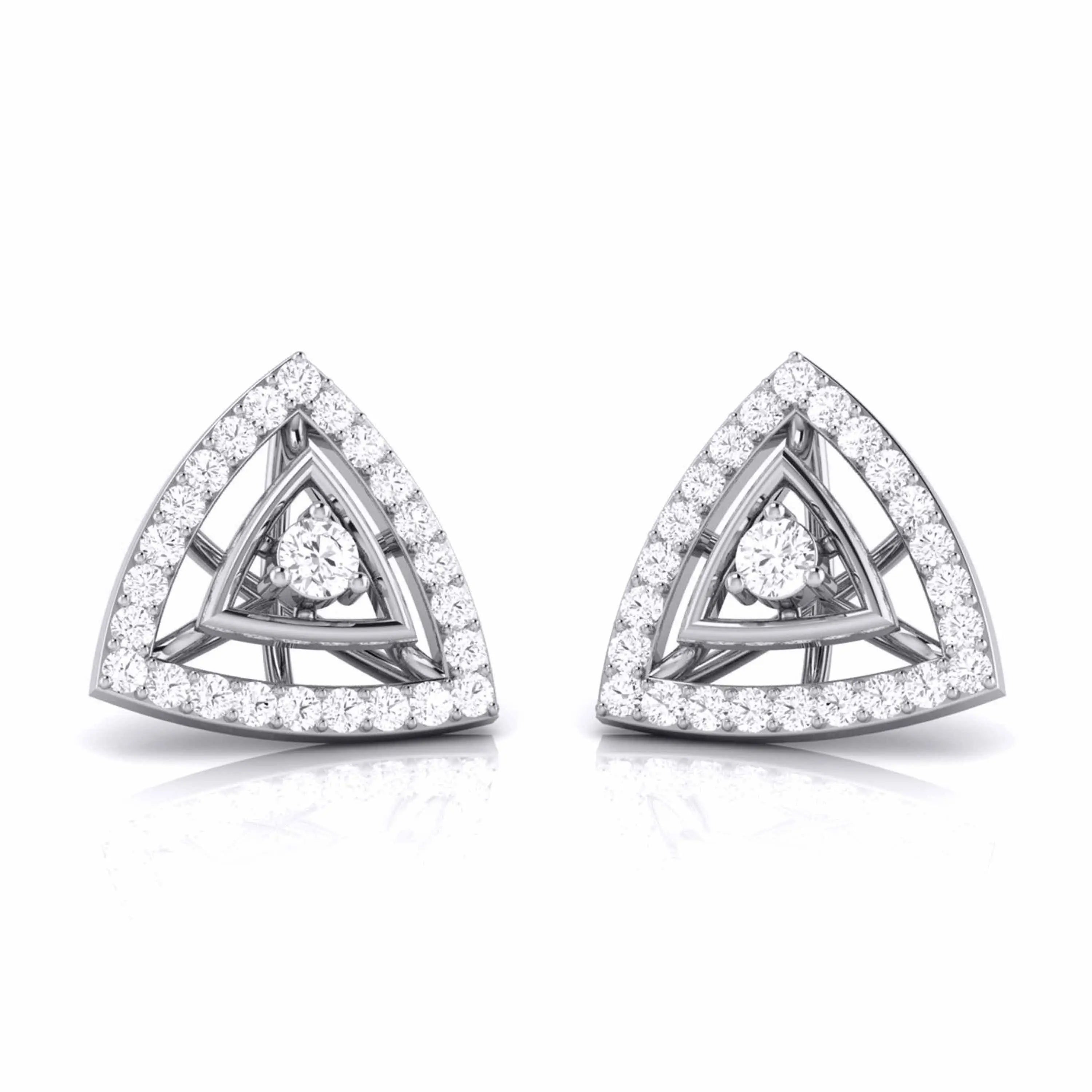 Desinger Platinum Diamond Earrings for Women JL PT E MST 3   Jewelove.US