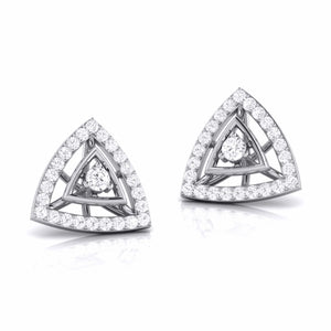 Desinger Platinum Diamond Earrings for Women JL PT E MST 3   Jewelove.US