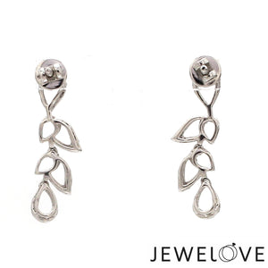 Platinum Evara Diamond Earrings Set JL PT E 341   Jewelove.US