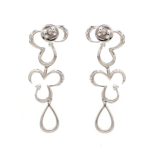 Platinum Evara Diamond Earrings Set JL PT E 340   Jewelove.US