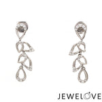 Load image into Gallery viewer, Platinum Evara Diamond Necklace &amp; Earrings Set JL PT NE 341   Jewelove.US
