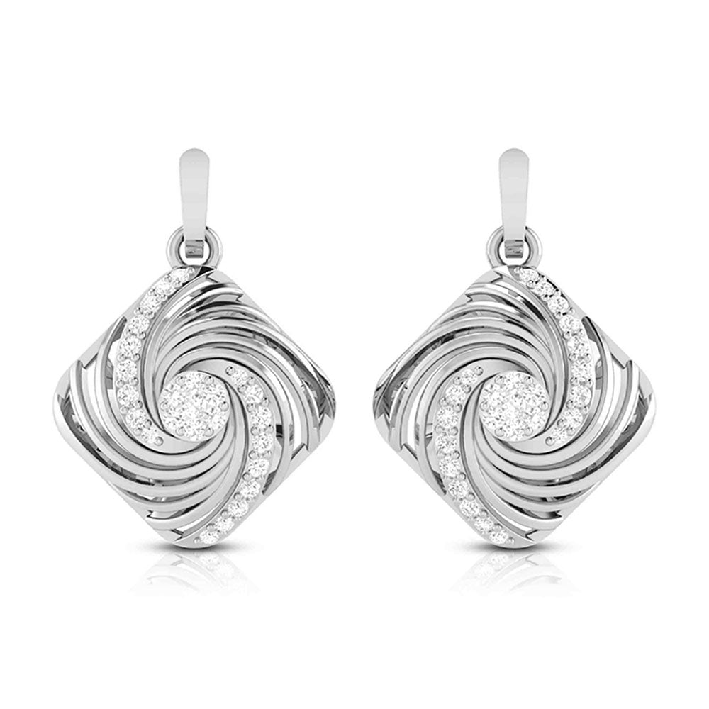 Platinum with Diamond Earrings for Women JL PT E 2453  Earrings-only-VVS-GH Jewelove.US