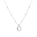 Load image into Gallery viewer, Elegant Platinum Evara Diamond Pendant with Diamond Studded Chain for Women JL PTP 173   Jewelove.US
